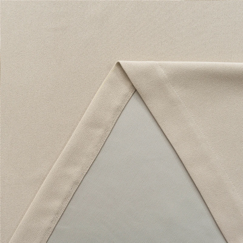 New Macchiato Cotton and Hemp Milk Tea Wabi-Sabi Shading Curtain Fabric in Japanese Style Simple Living Room Bedroom