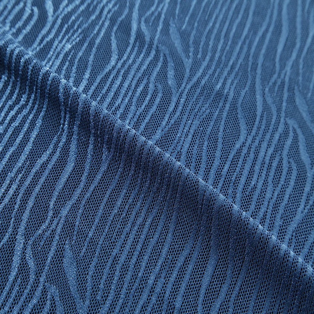 Jacquard Mesh Fabric with Nylon Spandex for Lingerie/Underwear/Bikini